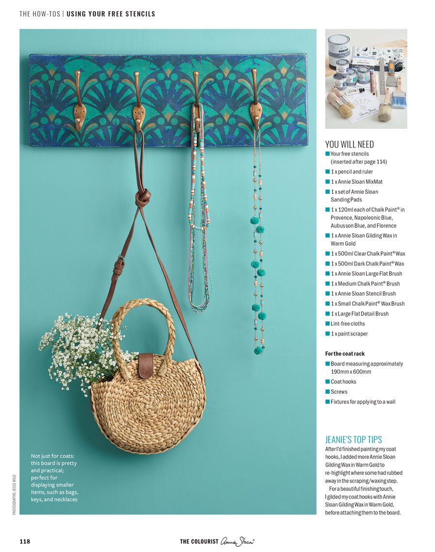 the-colourist-issue-3-stencilled-coat-hooks-page-1