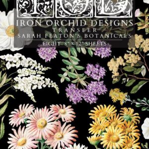 IOD dekorációs transzfer - Sarah featon’s botanicals