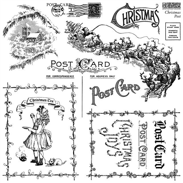 IOD Dekorációs Pecsét - CHRISTMAS POST