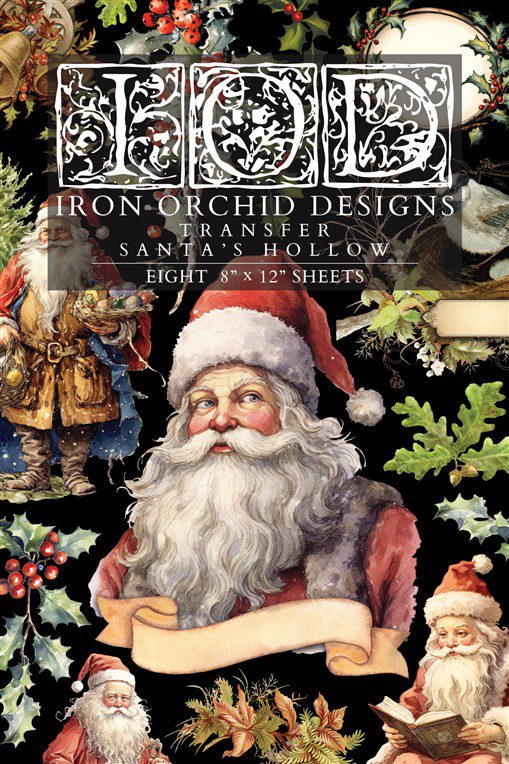 IOD dekorációs transzfer - Santa’s hollow