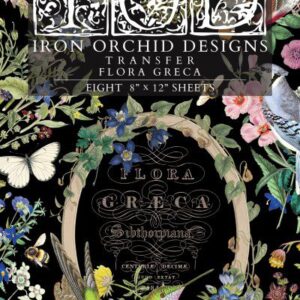 IOD dekorációs transzfer - Flora greca