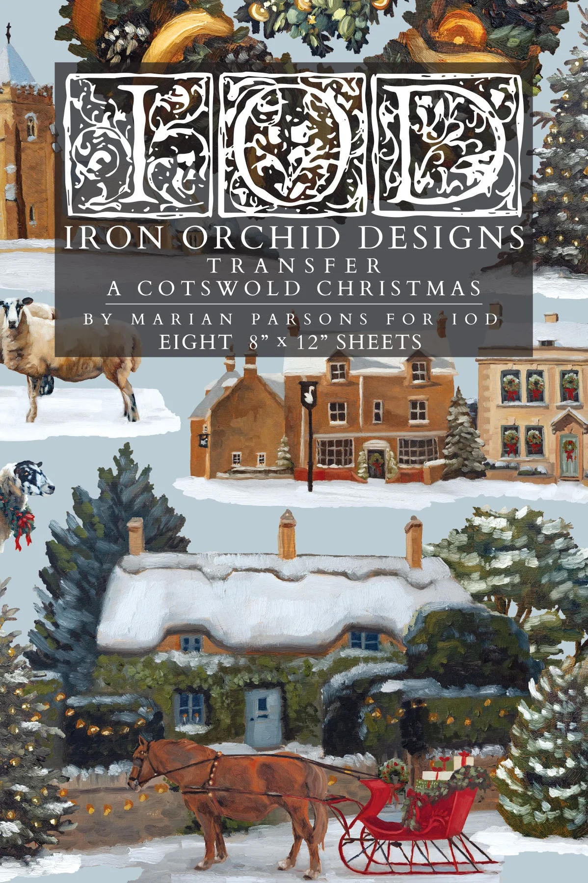 IOD dekorációs transzfer - A COTSWOLD CHRISTMAS - Image 1